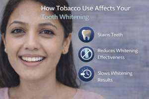 search dental whitening results for tobacco users at Kotadias Dental Care