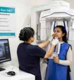 Find modern dental X-ray scan setup with safe digital imaging technology in dental clinic