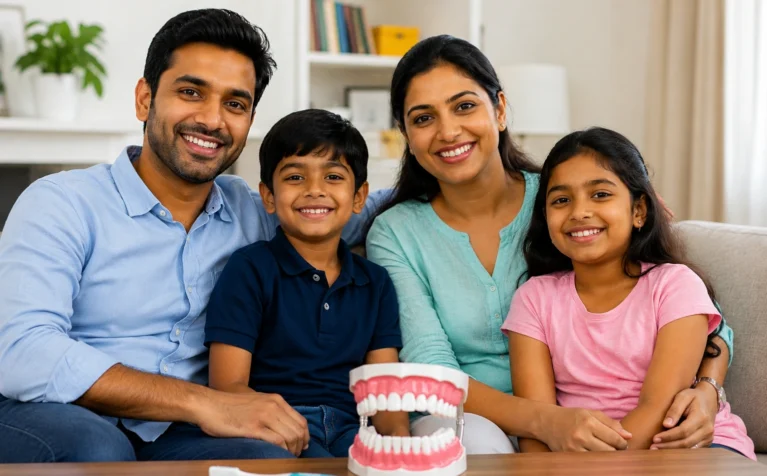 Dr. Pratik Kotadia providing gum treatment at Kotadias Dental Care Kondhwa Budruk Pune.
