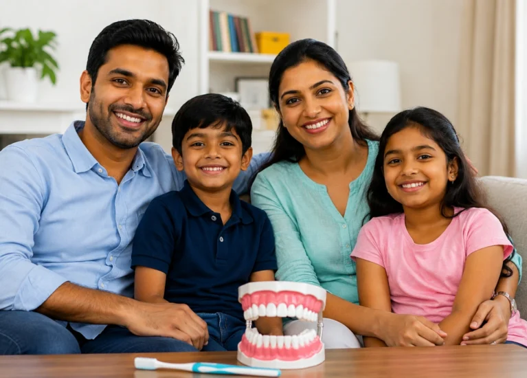 Dr. Pratik Kotadia providing gum treatment at Kotadias Dental Care Kondhwa Budruk Pune.