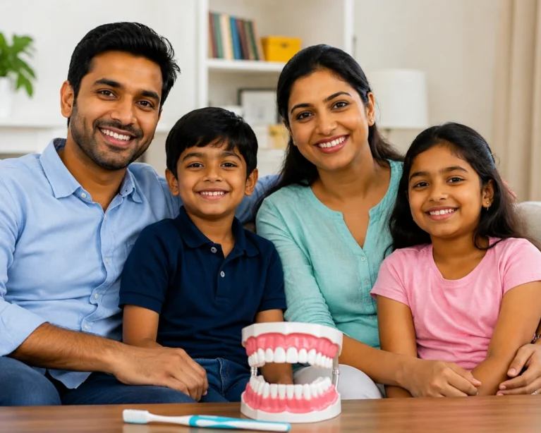 Dr. Pratik Kotadia providing gum treatment at Kotadias Dental Care Kondhwa Budruk Pune.